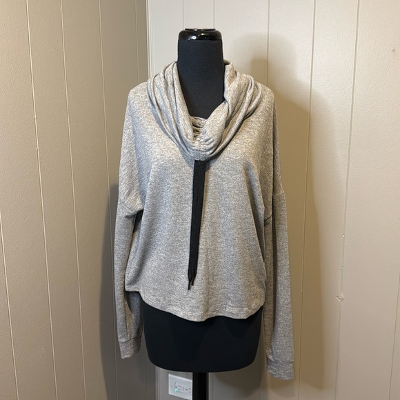 Tek Gear Women’s Small On the Go Long Sleeve Sweater Ruched Cowl Drawstring - Picture 1 of 6